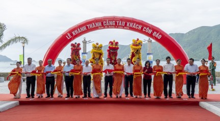 Khánh thành Cảng Tàu khách Côn Đảo nhằm thúc đẩy du lịch và dịch vụ