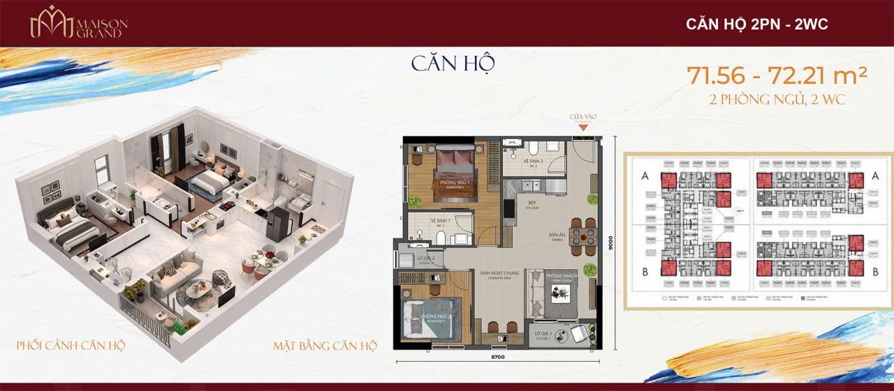 Can-ho-2pn-2wc